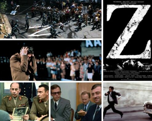 différentes scènes du film Z