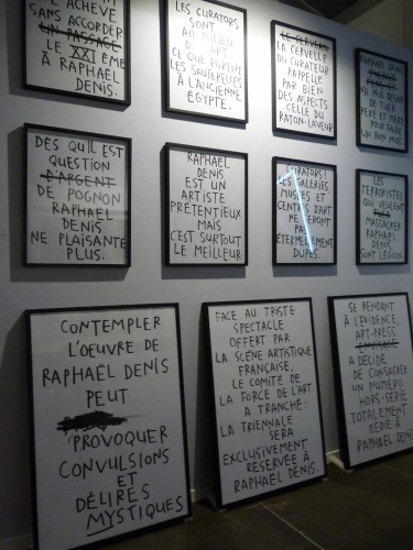Listes et commentaires de Raphaël Denis