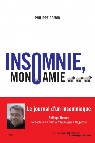 Couverture à plat Insomnie mon amie de Philippe Romon