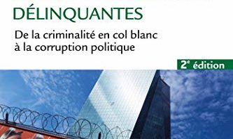 couverture du livre sociologie des élites délinquantes