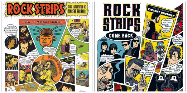 Rock strips 1 & 2 : du rock, de l&rsquo;Histoire et des bulles !