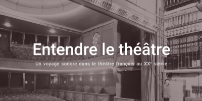 Podcast Entendre le théâtre