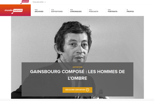 exposition Gainsbourg musée sacem