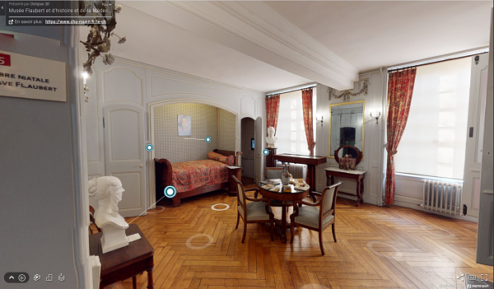 intérieur du musée flaubert