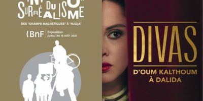 affiches des expositions invention du surréalisme et divas orientales