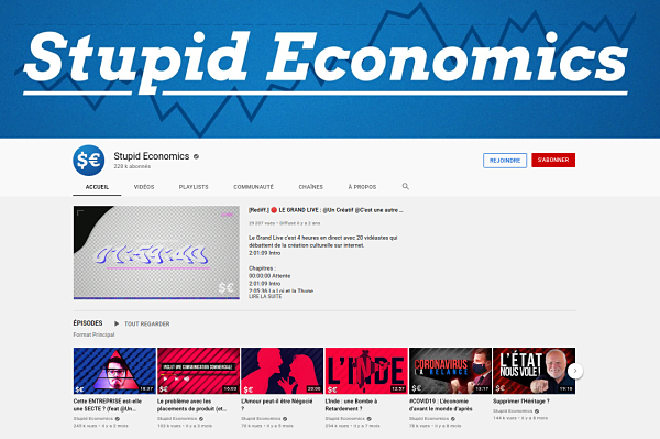 chaine youtube stupid economics