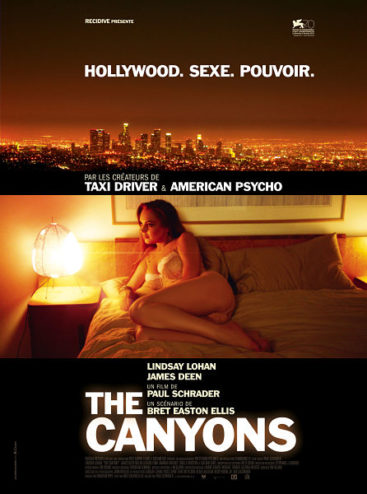 affiche du film The canyons
