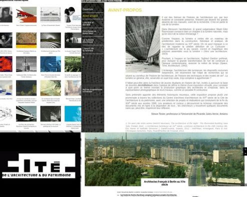 expositions virtuelles de la cité de l'architecture