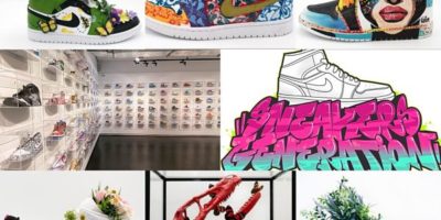 photographies de l'exposition Sneakers Generation à la Galerie Sakura