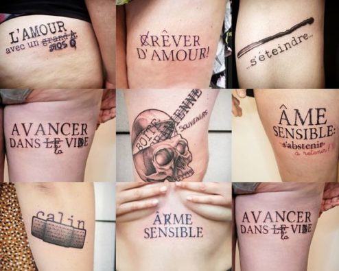 tatouages de l'Androgynette