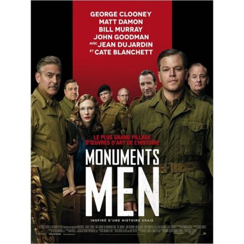 affiche du film Monuments men de George Clooney