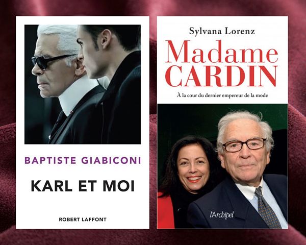 couvertures des livres Karl et moi et Madame Cardin