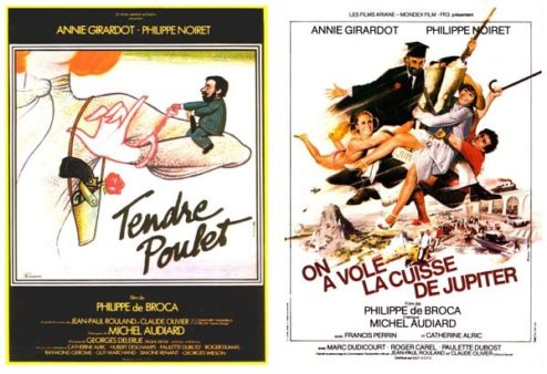 affiches des films Tendre poulet et On a volé la cuisse de Jupiter