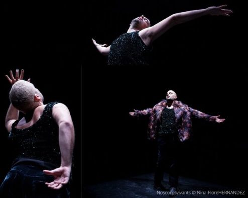 Photographies du spectacle "Nos corps vivants" par le chorégraphe Arthur Perole