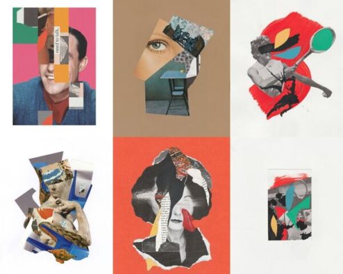 collages de l'artiste australien Kubi Vasak