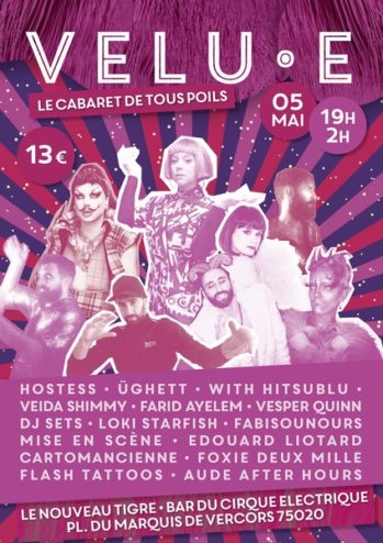 affiche Soirée velu.e