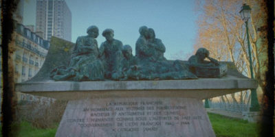 monument de la place des Martyrs Juifs du velodrome d'hiver