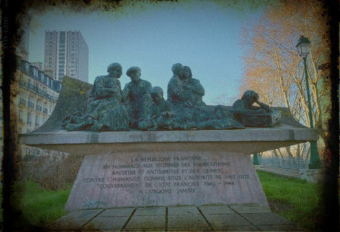 monument de la place des Martyrs Juifs du velodrome d'hiver