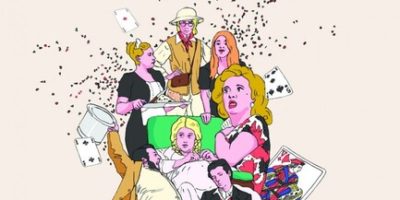 affiche de la pièce de Feydeau Léonie est en avance mise en scène par Antoine Chalon