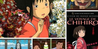 photos extraites du film d'animation japonais Le voyage de chihiro