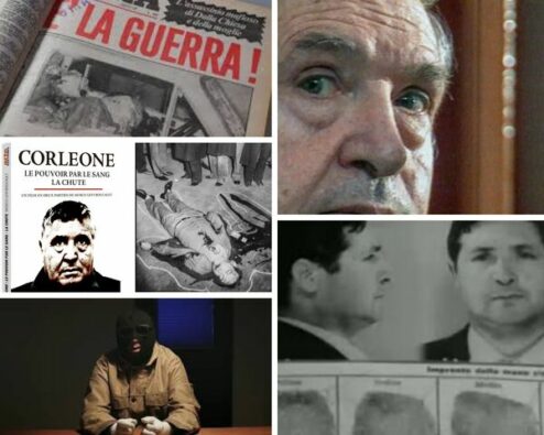 photos extraites du documentaire Corleone, le parrain des parrains relatant la carrière sanglante de toto Riina