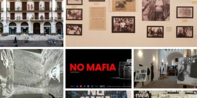 vues du No Mafia Mémorial, lieu dédié à la mémoire des victimes de la mafia sicilienne à Palerme