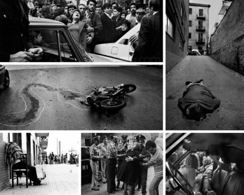 photographies de letizia Battaglia montrant les victimes de la mafia sicilienne