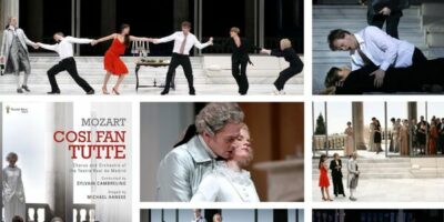 photos extraites de la mise en scène de l'opéra Cosi fan tutte de Mozart par Haneke