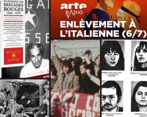 différents documentaires et podcasts sur l'affaire Moro, les années de plomb et les brigades rouges