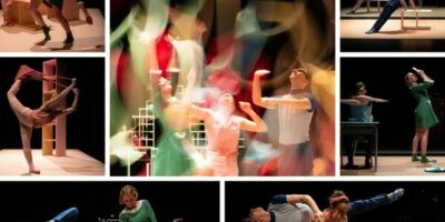 photos extraites du spectacle de danse contemporaine dans la boucle par la compagnie Carré Blanc