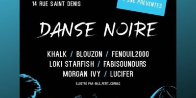affiche de la soirée danse Noire