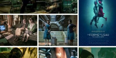 différentes scènes extraites du film de Guillermo del Toro La forme de l'eau