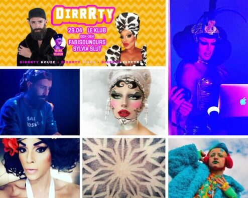 différents artistes invités à la 3eme édition de la soirée DIRRRTY