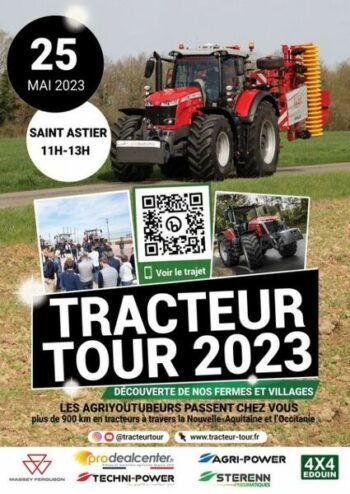 affiche du tracteur tour 2023