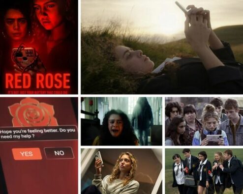 différentes photos extraites de la série Red Rose