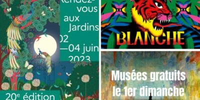 affiches d'événements culturels rendez-vous aux jardins nuit blanche