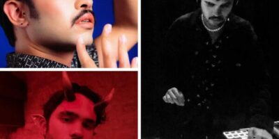 3 portraits du dj Lucifer des enfers