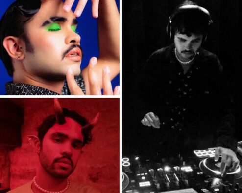 3 portraits du dj Lucifer des enfers