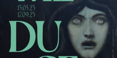 affiche de l'exposition Sous le regard de Méduse au musée des beaux-arts de caen