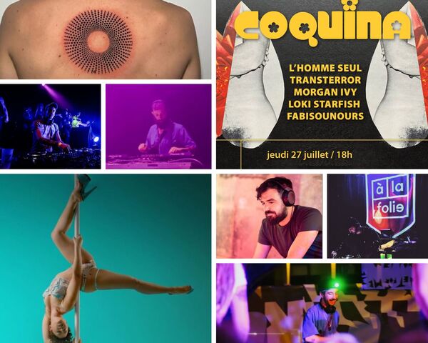 artistes présents à la soirée Coquina du 27 juillet 2023