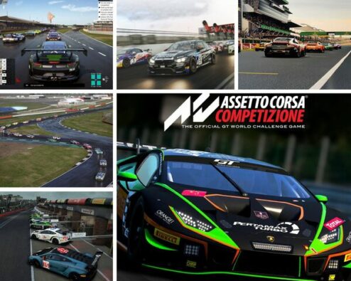 photos extraites du jeu de simracing Assetto Corsa Competizione