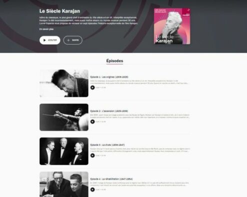 podcast le siècle Karajan
