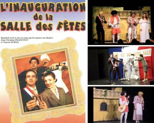 photos du spectacle L'inauguration de la salle des fêtes par la team des Bodin