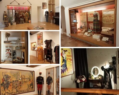 différentes vues du musée du Théâtre Forain d'Arthenay