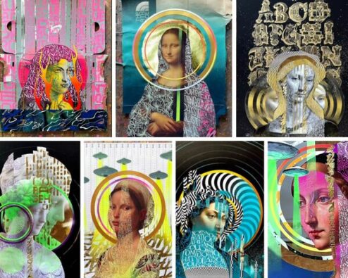 différentes oeuvres de l'artiste designer Rob Draper