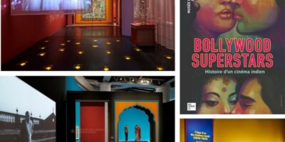 différentes vues de l'exposition Bollywood au musée du quai branly