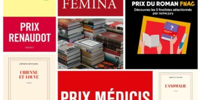 différents livres récompensés par des prix littéraires