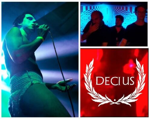 différentes photos du groupe de techno Decius