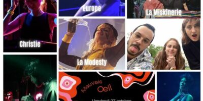 line-up de la soirée mauvais oeil par le collectif la Miskinerie