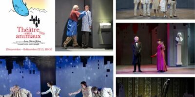 affiche et photographies de la pièce Théâtre sans animaux